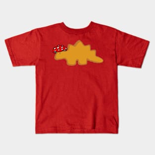 Stegosaurus Dino Nugget Mushie Kids T-Shirt